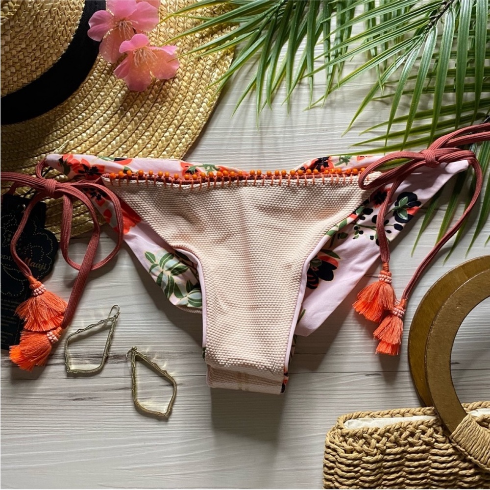 Maaji x Rapsodia LIMITED EDITION String Floral Bikini Bottom - Picture 6 of 14
